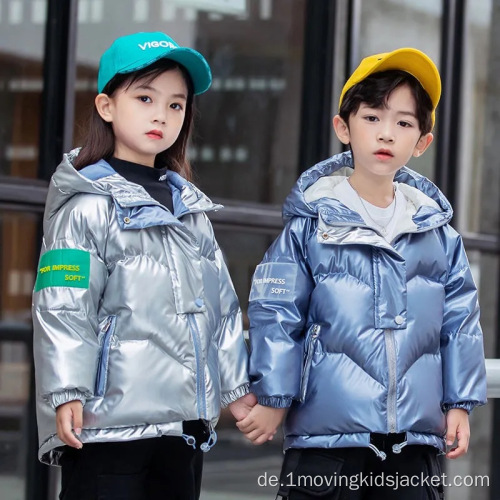 Leichte Daunenjacke für Kinder mittellanger Winter